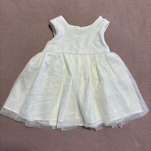 Skatie White Scoop Neck Sleeveless Sundress